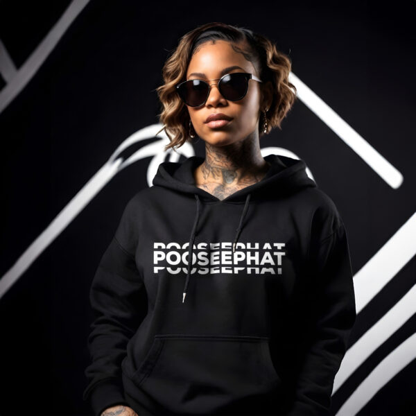 POOSEEPHAT Women’s Black Hoodie