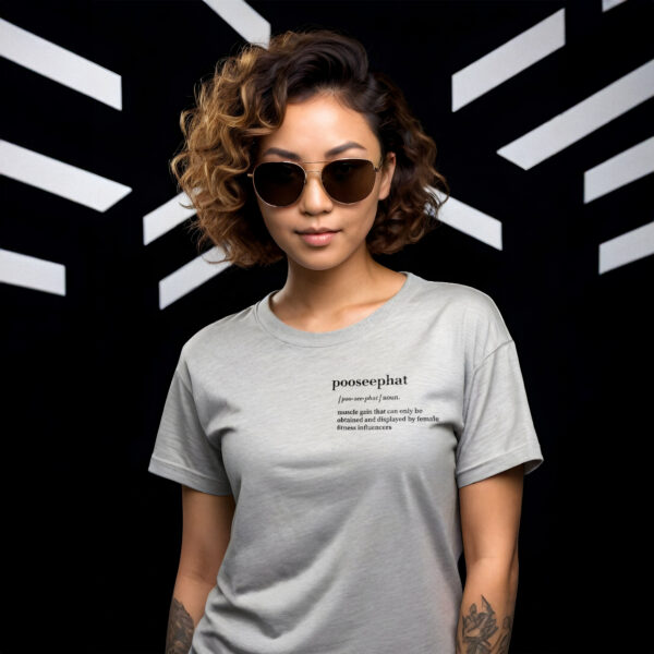 POOSEEPHAT Definition Women’s Grey Tee