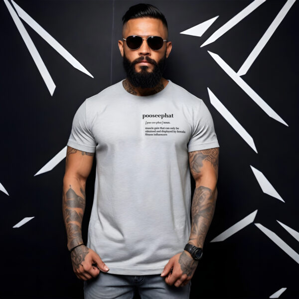 POOSEEPHAT Definition Men’s Grey Tee