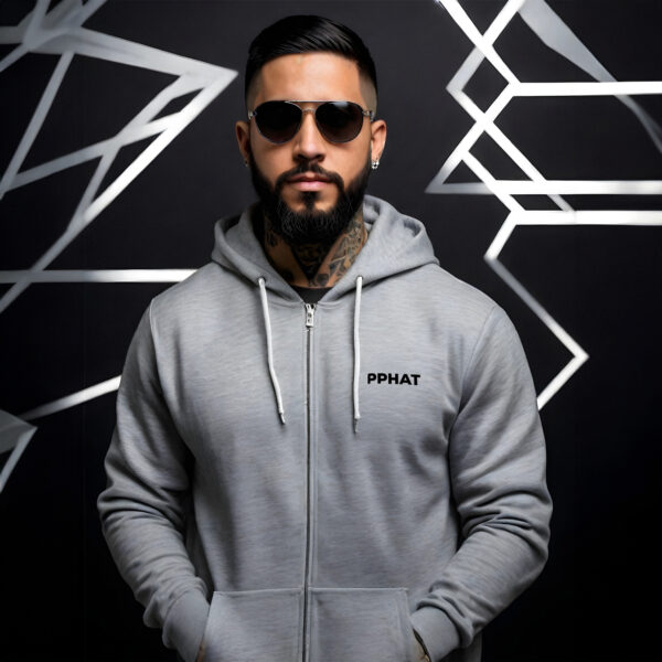 POOSEEPPHAT Definition Men’s Grey Hoodie