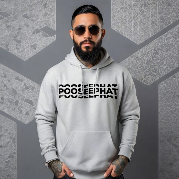 POOSEEPHAT Men’s Grey Hoodie