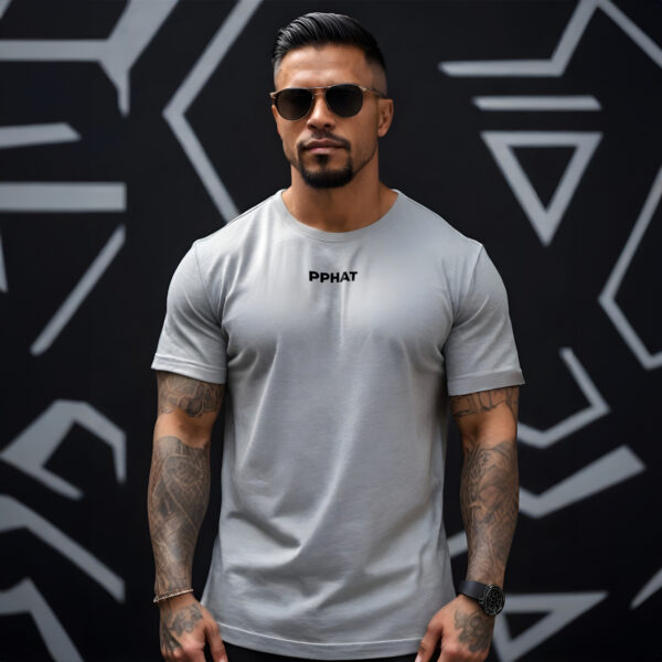 POOSEEPHAT Men’s Grey Tee