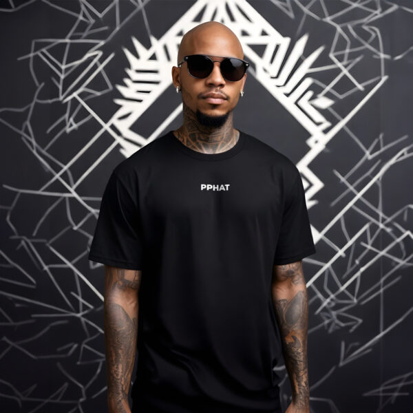 POOSEEPHAT Men’s Black Tee