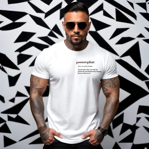 POOSEEPHAT Definition Men’s White Tee