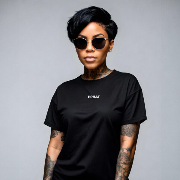 POOSEEPHAT Women’s Black Tee